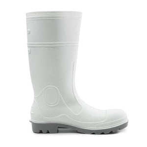 Bison Mohawk White Food-industry Safety Gumboots - Kiwi Workgear