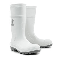 Thumbnail for Bison Mohawk White Food-industry Safety Gumboots - Kiwi Workgear