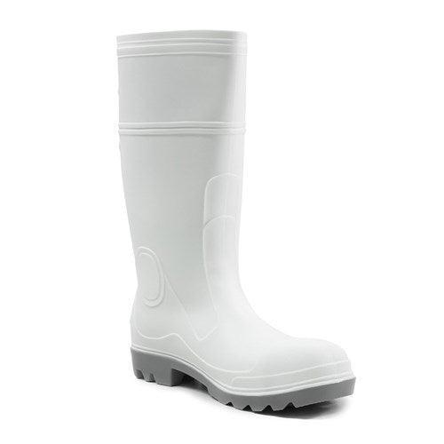 Bison Mohawk White Food-industry Safety Gumboots - Kiwi Workgear