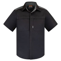 Thumbnail for Bison TWZ Contrast S/S Shirt - Kiwi Workgear