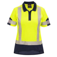 Thumbnail for Bison Women's Day/Night Quick-Dry Polo - Kiwi Workgear