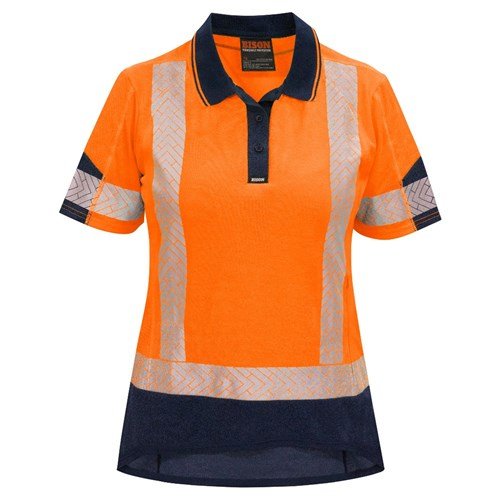 Bison Women's Day/Night Quick-Dry Polo - Kiwi Workgear