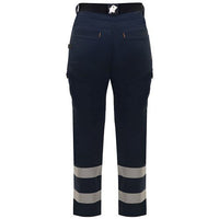 Thumbnail for Bison Women's Lightweight Stretch PolyCotton Taped Trouser - Kiwi Workgear