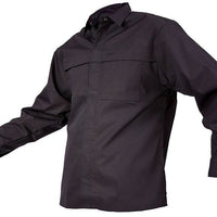 Thumbnail for Bison Workzone Plain Long-Sleeve Shirt - Kiwi Workgear