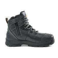 Thumbnail for Bison XTLZ Zip lace-up Ankle Safety Boot - Kiwi Workgear