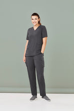 Load image into Gallery viewer, Biz Care Womens Avery V-Neck Scrub Top - Kiwi Workgear
