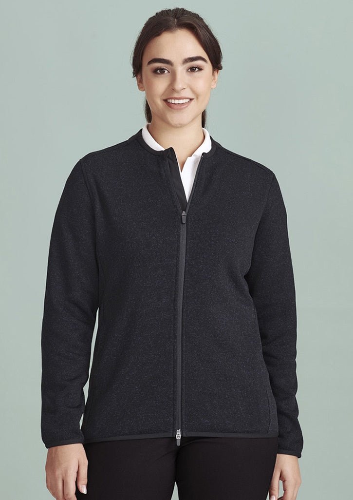 Biz Care Womens Nova Zip Front Jumper - Kiwi Workgear