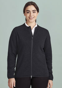 Thumbnail for Biz Care Womens Nova Zip Front Jumper - Kiwi Workgear