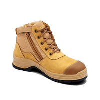 Thumbnail for Blundstone 318 Zip Sider Wheat Safety Boots - Kiwi Workgear