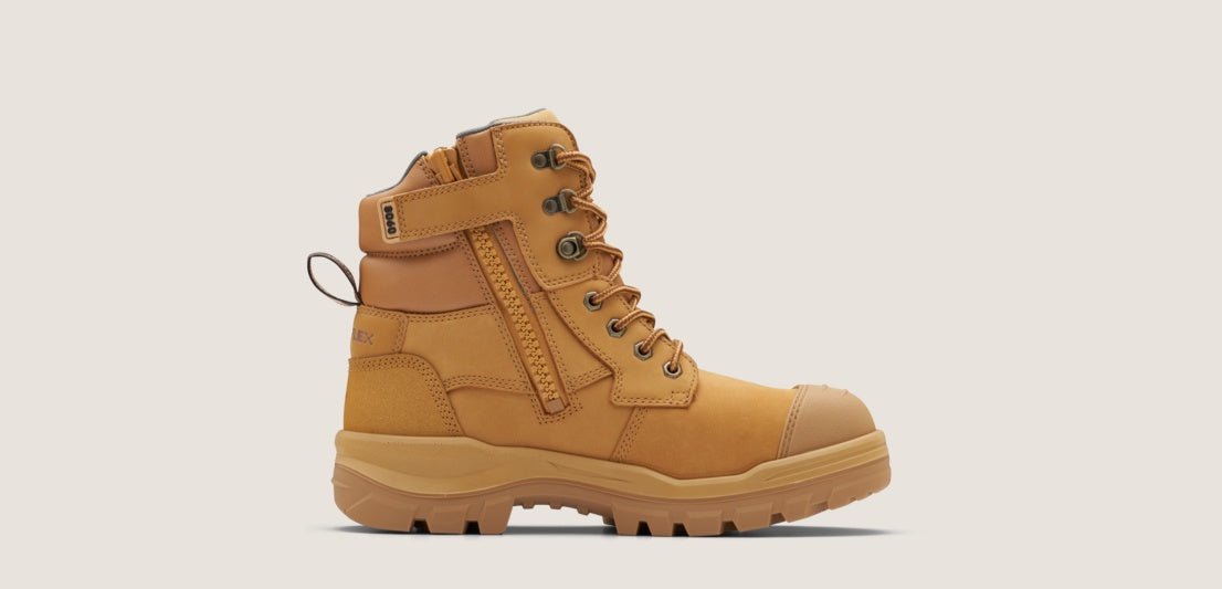 BLUNDSTONE 8060 UNISEX ROTOFLEX SAFETY BOOTS - WHEAT - Kiwi Workgear