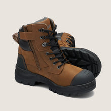 Load image into Gallery viewer, Blundstone 8066 Unisex Saddle Brown Safety Boot - Kiwi Workgear
