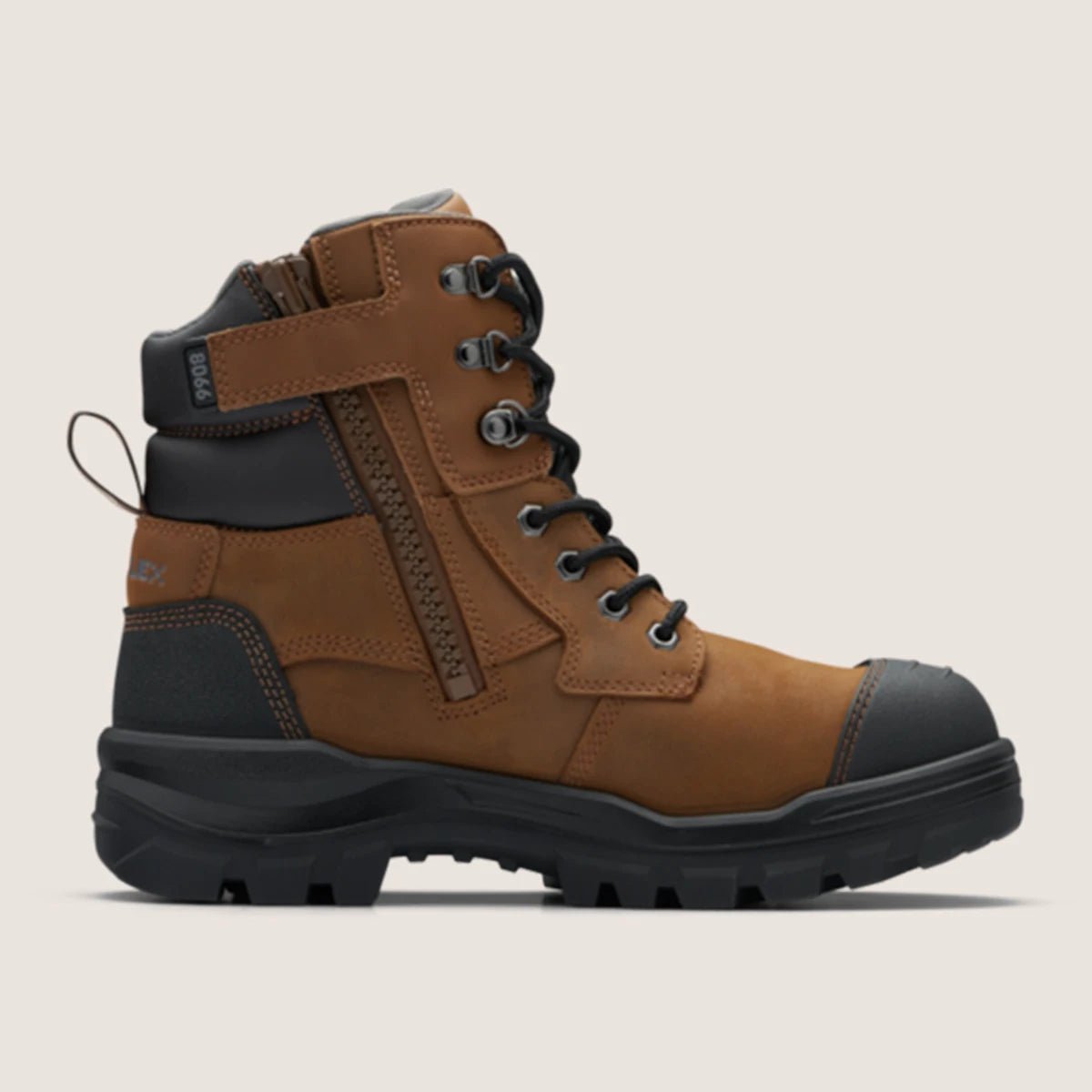 Blundstone 8066 Unisex Saddle Brown Safety Boot - Kiwi Workgear