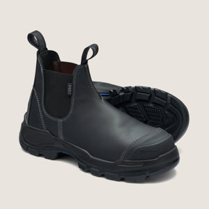 BLUNDSTONE 9001 UNISEX ROTOFLEX SAFETY BOOTS - BLACK - Kiwi Workgear
