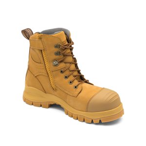 Blundstone 992 Wheat Leather Zip-Sider Boots - Kiwi Workgear