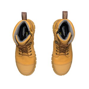 Blundstone 992 Wheat Leather Zip-Sider Boots - Kiwi Workgear