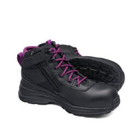 Thumbnail for Blundstone Women's Zip-Sider Black 887 - Kiwi Workgear