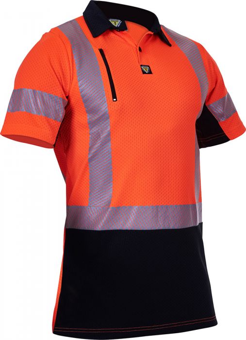 Caution Day/Night Microvent S/S Polo - Kiwi Workgear