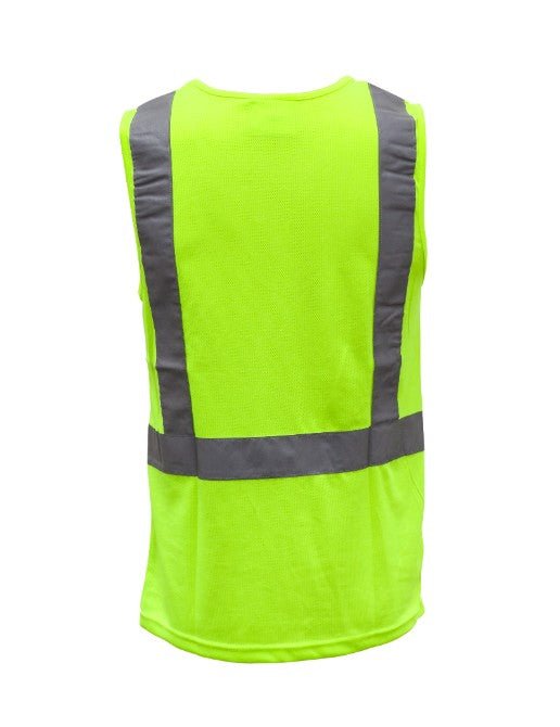 Caution Hi-Vis Day/Night Microfibre Singlet - Kiwi Workgear