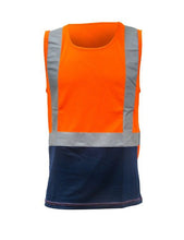 Load image into Gallery viewer, Caution Hi-Vis Day/Night Microfibre Singlet - Kiwi Workgear
