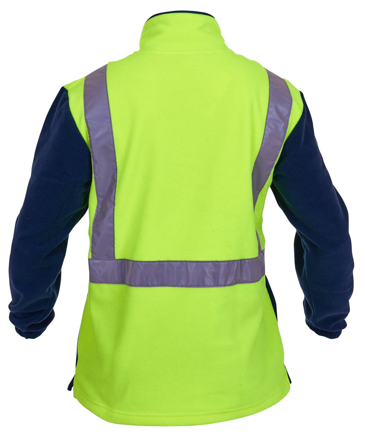 Caution Hi-Vis Day/Night Polar Fleece 1/2 Zip Tunic - 380gsm - Kiwi Workgear