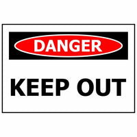 Thumbnail for DANGER Keep Out - Kiwi Workgear