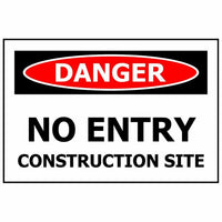 Thumbnail for DANGER No Entry Construction Site - Kiwi Workgear