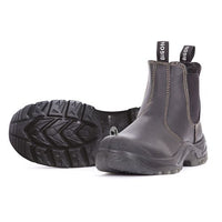 Thumbnail for EOL Bison Grizzly slip-on Safety Boots - Kiwi Workgear