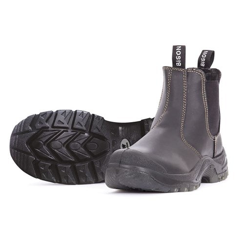 EOL Bison Grizzly slip-on Safety Boots - Kiwi Workgear
