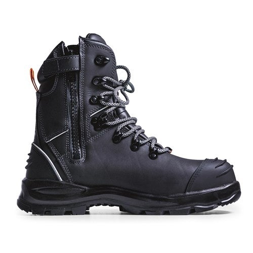 EOL Bison XTZ Zip lace-up Safety Boot - Kiwi Workgear
