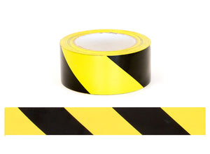 ESKO Floor Aisle Marking Tape Black/Yellow 50mm x 33m - Kiwi Workgear