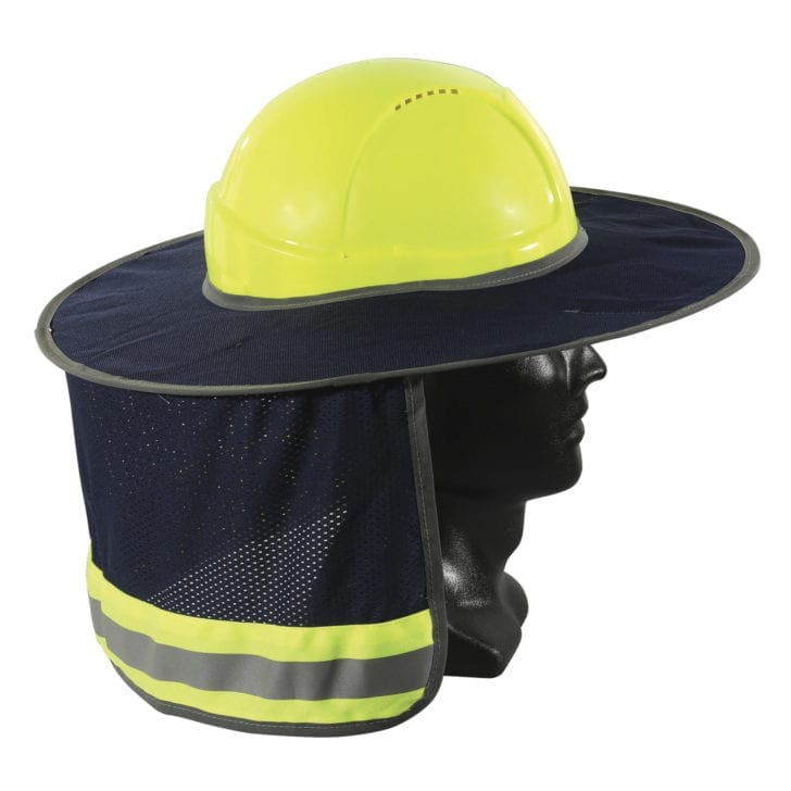 Esko Hardhat Full Sunbrim with Neck Flap - Kiwi Workgear