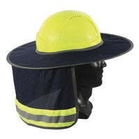 Thumbnail for Esko Hardhat Full Sunbrim with Neck Flap - Kiwi Workgear