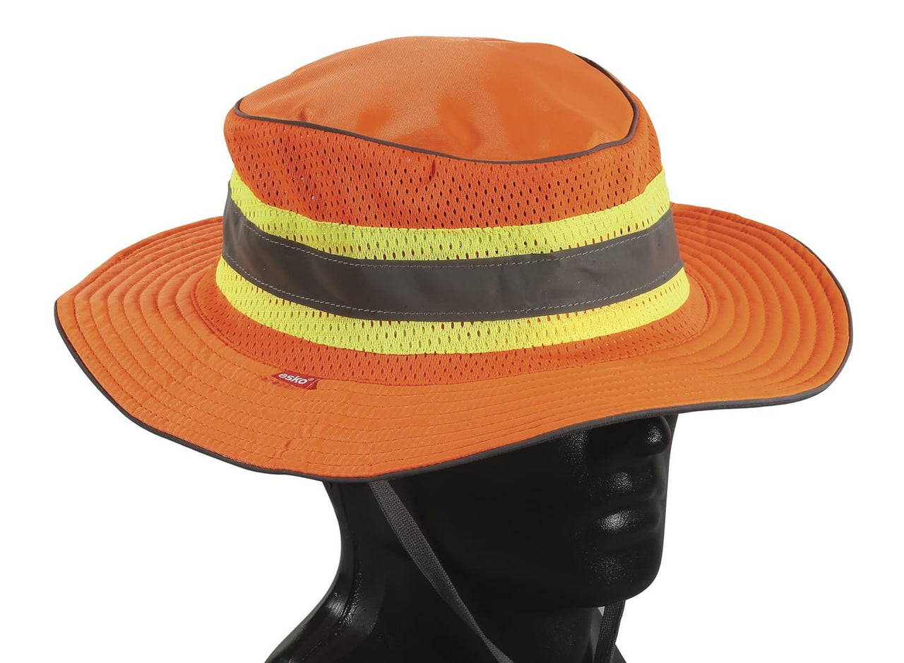 Esko Hi-Vis Full Brim Safari Hat - Kiwi Workgear