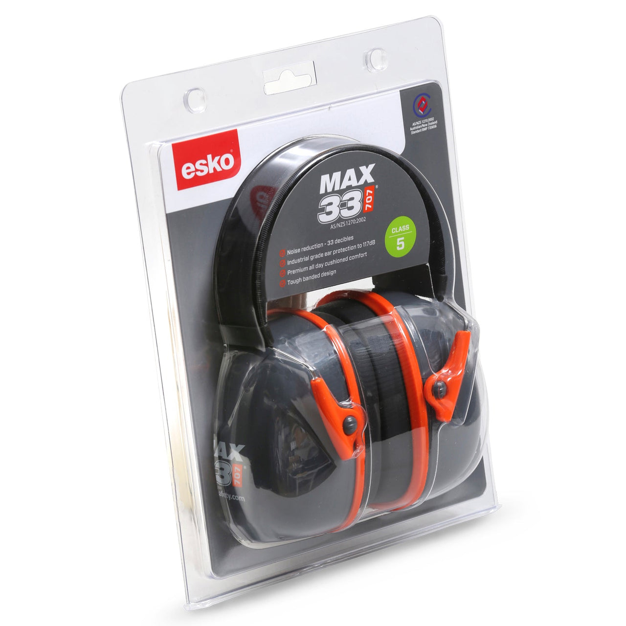 Esko Max33 707 Banded Earmuff Class 5 - Kiwi Workgear