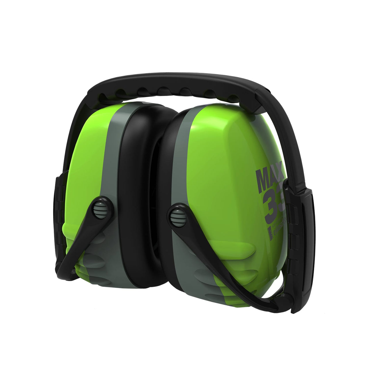 Esko Max33 Green/Grey Folding Earmuffs - Kiwi Workgear