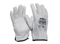 Thumbnail for Esko Natural Cowgrain A grade Rigger Glove - Kiwi Workgear