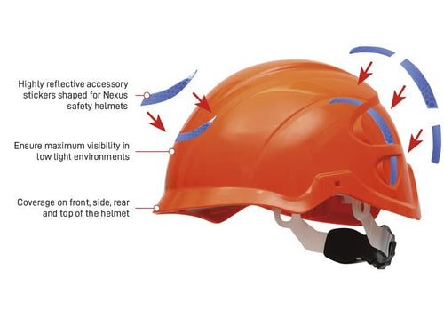 Esko Nexus Helmet Reflective Sticker Kit - Kiwi Workgear