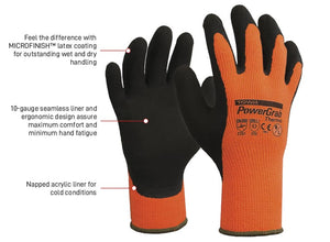 Esko PowerGrab Thermal Gloves - Orange - Kiwi Workgear
