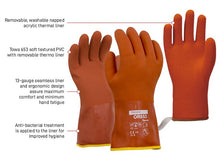 Load image into Gallery viewer, Esko Towa Thermal Lined PVC Dipped Winter Gloves - Kiwi Workgear
