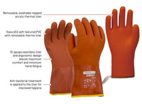 Thumbnail for Esko Towa Thermal Lined PVC Dipped Winter Gloves - Kiwi Workgear