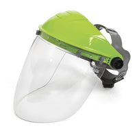 Thumbnail for Esko Tuff-Shield Browguard Green with Clear Visor 1mm - Kiwi Workgear