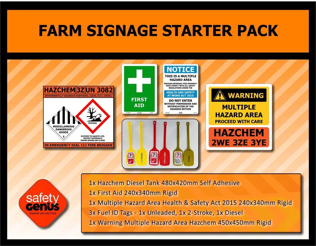 Farm Signage Starter Pack - Kiwi Workgear