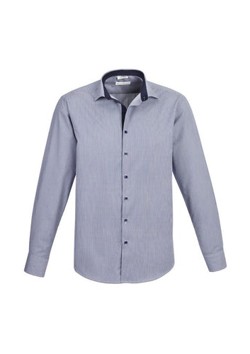Fashion Biz Mens Edge Long Sleeve Shirt - Kiwi Workgear