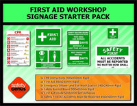 Thumbnail for First Aid Workshop Signage Starter Pack - Kiwi Workgear