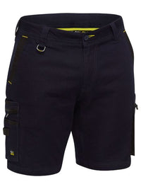Thumbnail for FLX AND MOVE™ STRETCH DENIM ZIP CARGO SHORTS - Kiwi Workgear