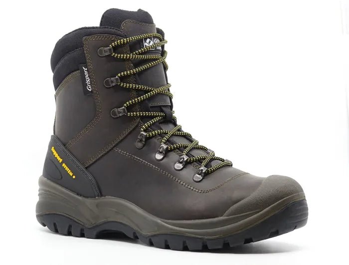 Grisport Monza Brown Zip Side Safety Boot - Kiwi Workgear