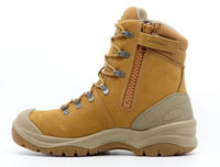 Thumbnail for Grisport Monza Sahara Zip Side Safety Boot - Kiwi Workgear