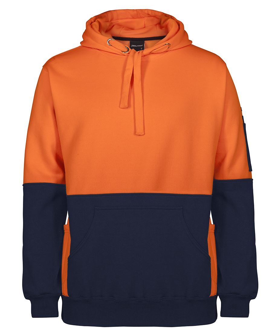 JB's Hi-Vis 330g Pull-Over Hoodie - Kiwi Workgear