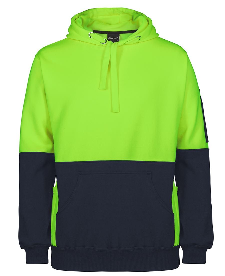 JB's Hi-Vis 330g Pull-Over Hoodie - Kiwi Workgear