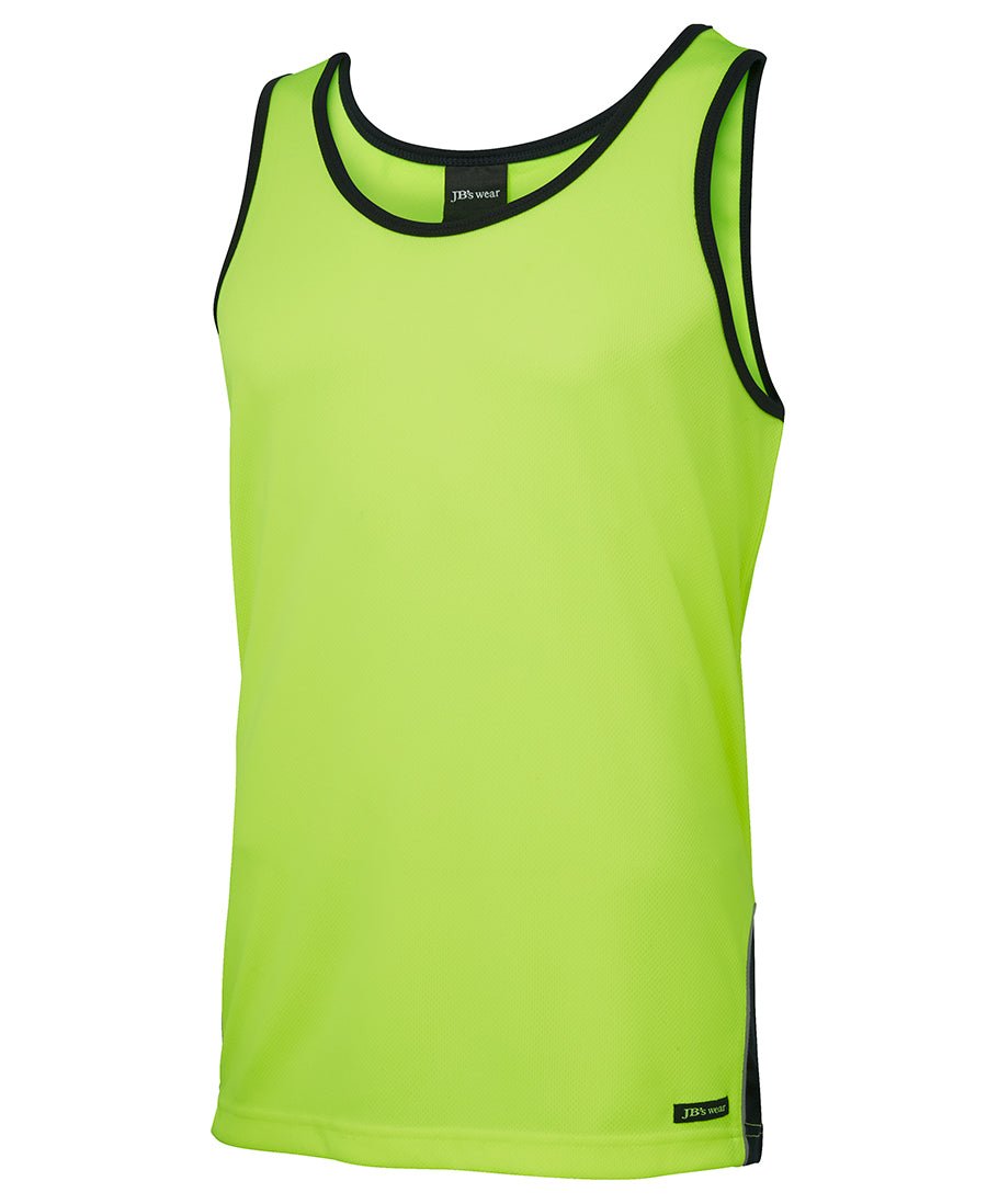 JB's Hi Vis Constrast Singlet - Kiwi Workgear